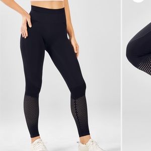 Fabletics Seamless High Waisted Mesh Leggings
